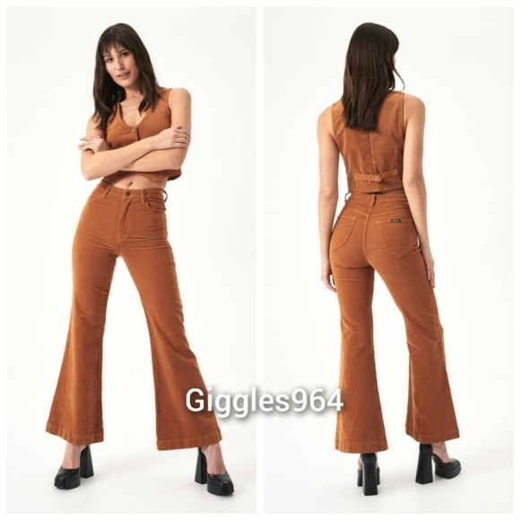 ROLLA'S East Coast Flare Cords Corduroy Pants Jeans - Picture 6 of 7